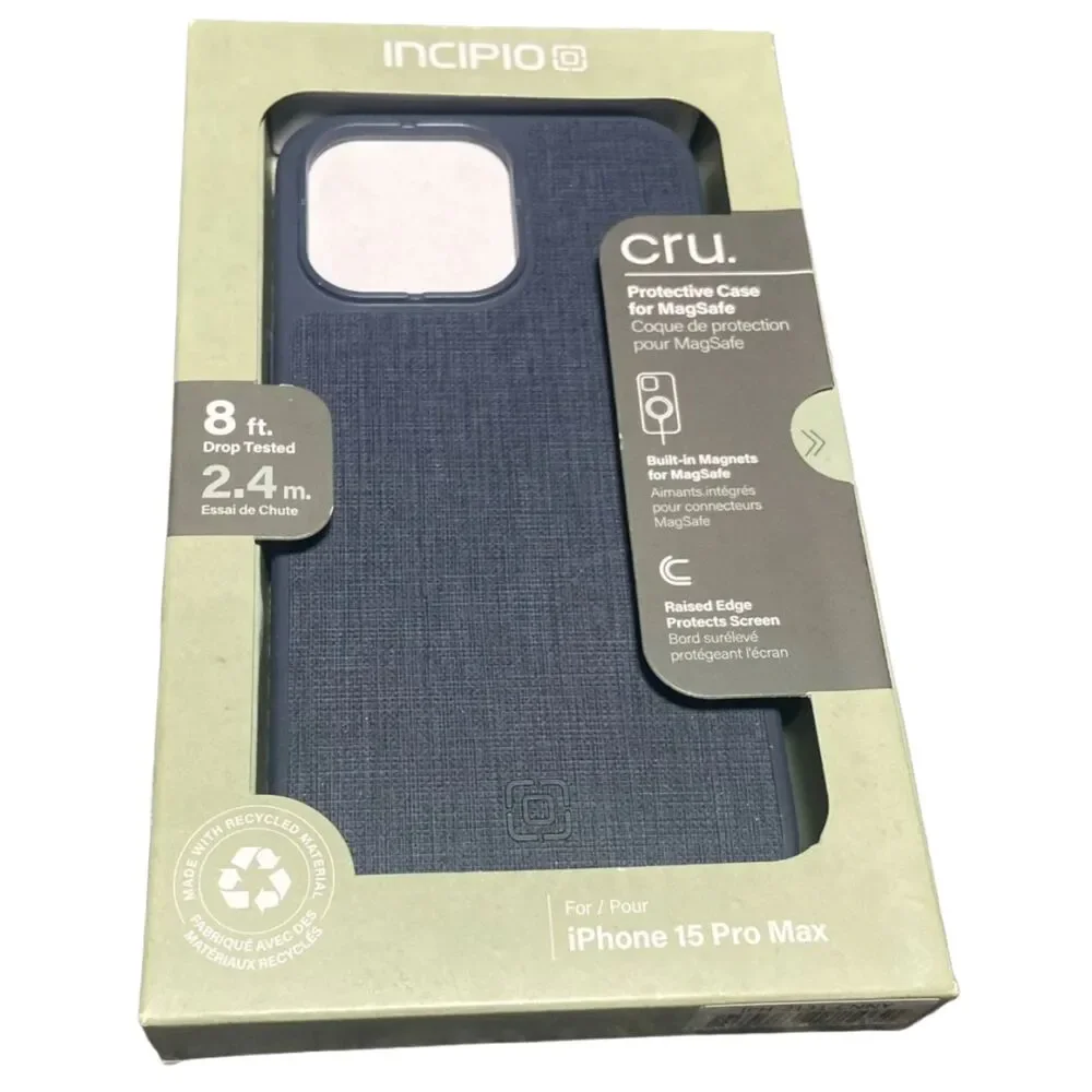 iPhone 15 Pro Max Case MagSafe Incipio Navy Blue Hard Cover 6.7